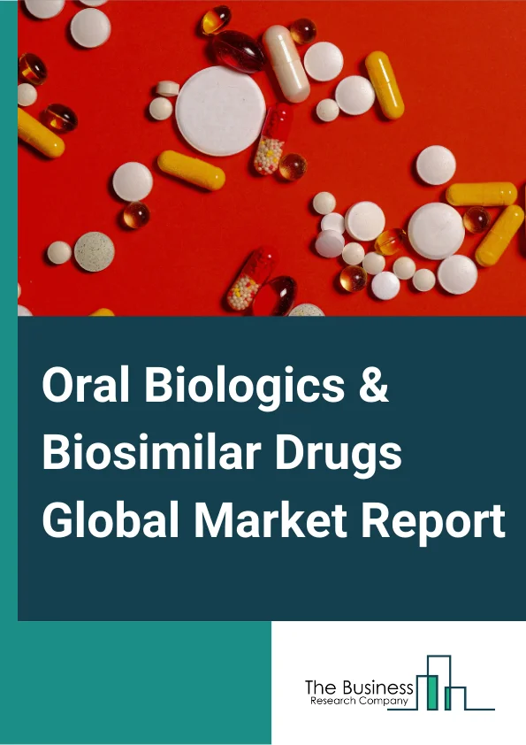 Oral Biologics & Biosimilar Drugs Global Market Report 2025 – By Therapy (Lymphocyte Modulators, Interleukin Inhibitors, Tumor Necrosis Factor-Alpha Inhibitors), By Disease (Asthma, Crohn's Disease, Carcinoma, Arthritis, Diabetes, Multiple Myeloma, Enterocolitis, Multiple Sclerosis, Sarcoma, Psoriasis and Others), By Molecule Type (Vaccines, Proteins & Peptides, Monoclonal Antibodies, Other Molecule Types), By Distribution Channel (Hospital Pharmacies, Retail Pharmacies, Online Pharmacies) – Market Size, Trends, And Global Forecast 2025-2034
