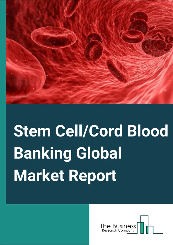 Stem Cell/Cord Blood Banking Global Market Report 2025 – By Cell Type (Adult Stem Cells, Umbilical Cord Blood Stem Cells, Embryonic Stem Cells), By Service (Collection, Processing, Analysis, Storage), By Bank Type (Public, Private), By Application (Leukemia, Anemia, Thalassemia, Autism, Cerebral Palsy, Diabetes, Other Applications) – Market Size, Trends, And Global Forecast 2025-2034